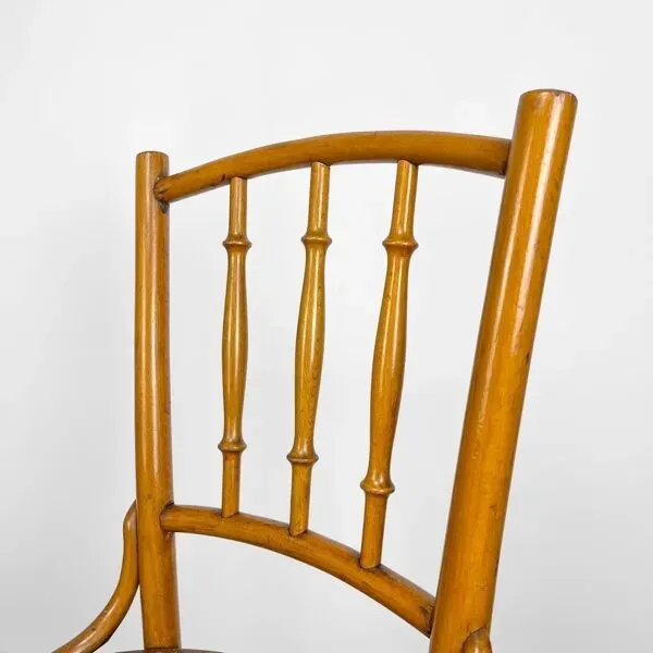 Illustration numéro 5 du produit Paire de chaises bistrot cannées Mundus Ungvar Ungarn 1900