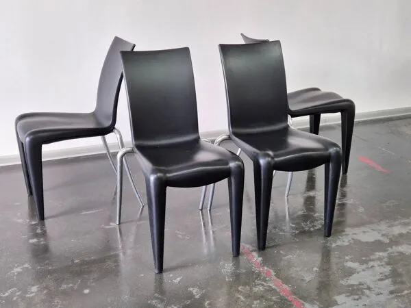 Illustration numéro 5 du produit Chaise vintage Louis 20 par Philippe Starck pour Vitra, années 1990, ensemble de 4