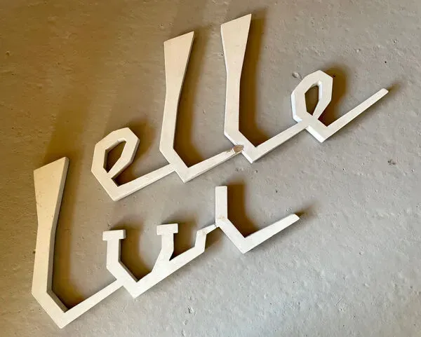 Illustration numéro 5 du produit Enseigne boutique années 50