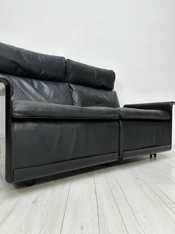 Illustration numéro 5 du produit Canapé 2 places en cuir vintage 620 des années 70/80 par Dieter Rams pour Vitsoe