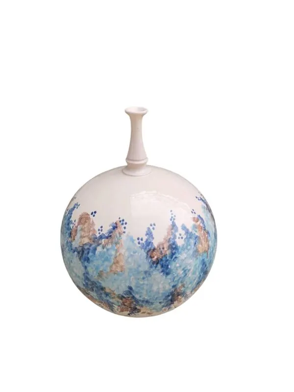 Illustration numéro 5 du produit Grand Vase Boule Céramique Studio ARTA Italy