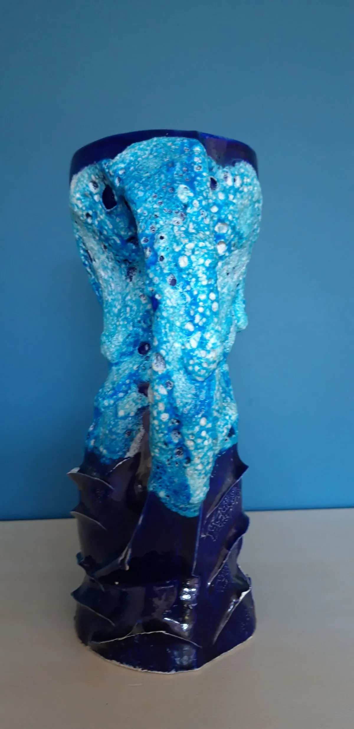 Illustration numéro 5 du produit Vase en céramique fat lava vallauris années 60/70