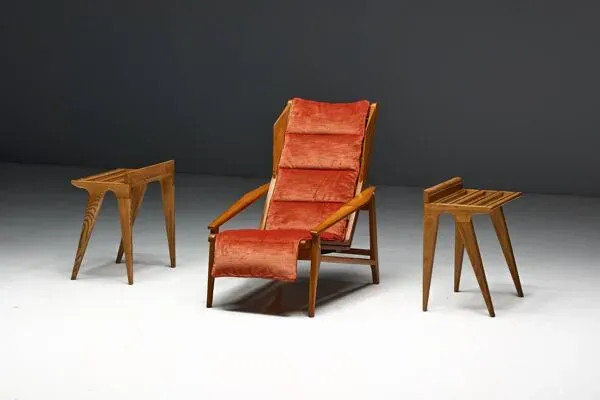 Illustration numéro 5 du produit Fauteuil Modello 811 par Gio Ponti pour Cassina, Italie, 1950s