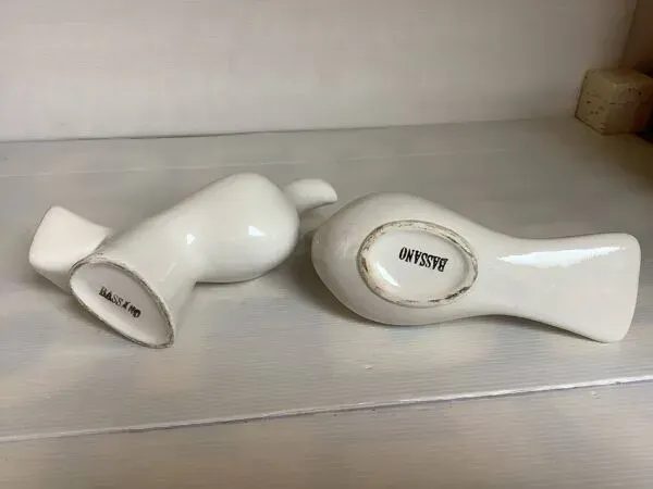 Illustration numéro 5 du produit Paire d’oiseaux cache pot Bassano