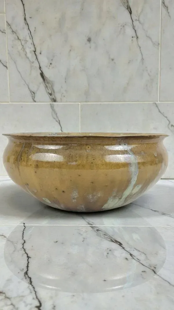 Illustration numéro 5 du produit Saladier grès signé Anne Marie Sybesma De Bay, alias MIEP La Borne