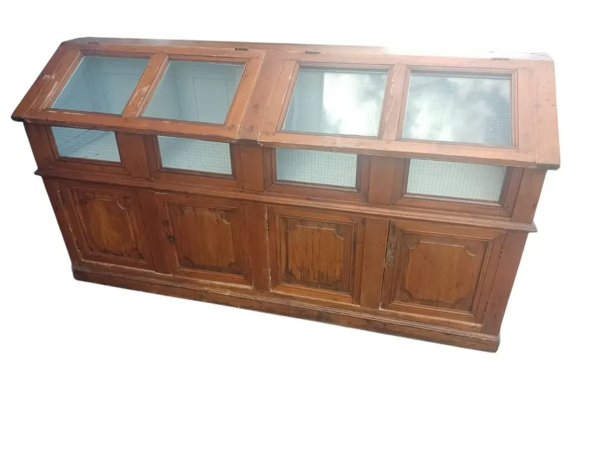 Illustration numéro 5 du produit Vitrine de mercerie ou épicerie 19ème