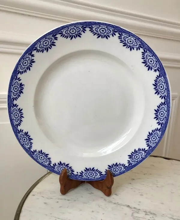 Illustration numéro 5 du produit Plat rond DIgoin Sarreguemines Casino modèle ''Capri'' années 50-60