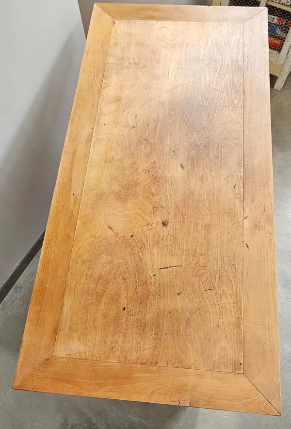 Illustration numéro 5 du produit Grand bureau de maitre vintage 2 caissons