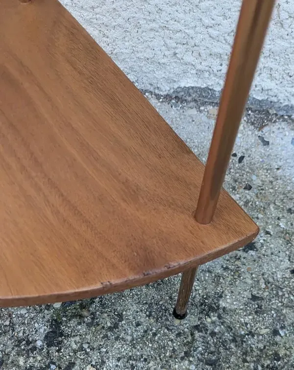 Illustration numéro 5 du produit Paire d'étagères Encoignures 60/70 Design Vintage sellette console