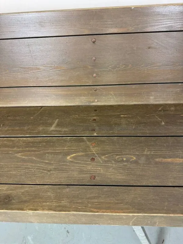 Illustration numéro 5 du produit Banc Moderniste en Bois et Acier par Dom Hans van der Laan, 1965