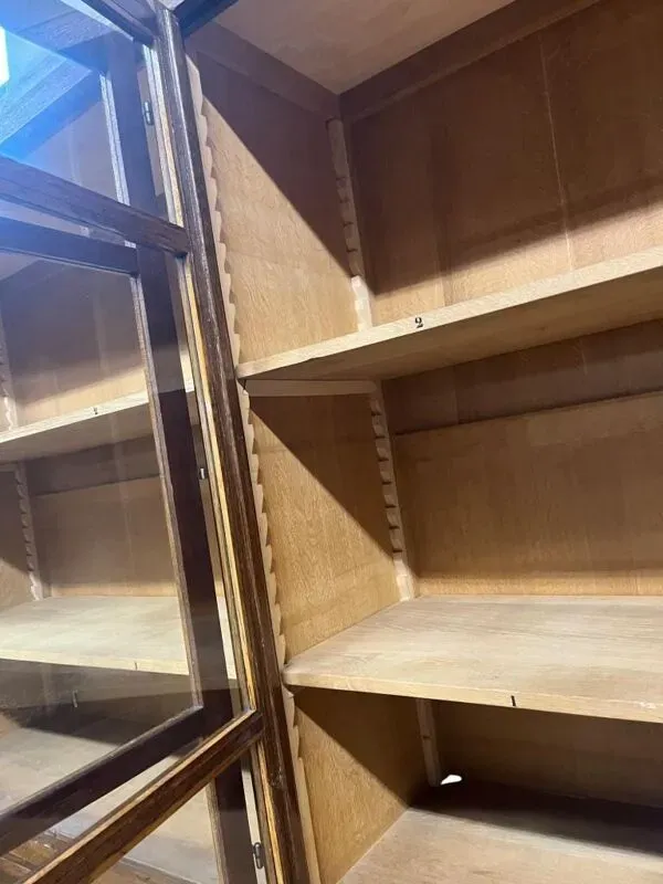 Illustration numéro 5 du produit Vitrine industrielle XL vintage haute / armoire de laboratoire / armoire