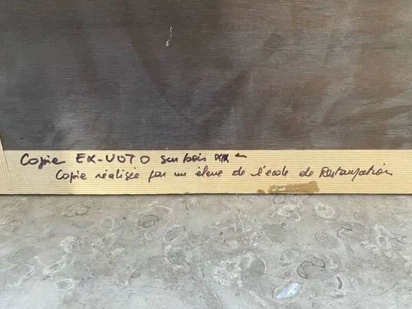 Illustration numéro 5 du produit Ex-voto sur bois XXEME siècle