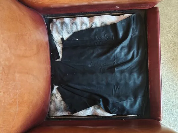 Illustration numéro 5 du produit Fauteuil club cuir véritable