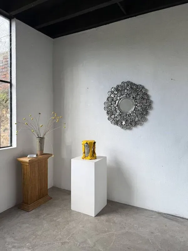 Illustration numéro 5 du produit Miroir mexicain vintage en métal