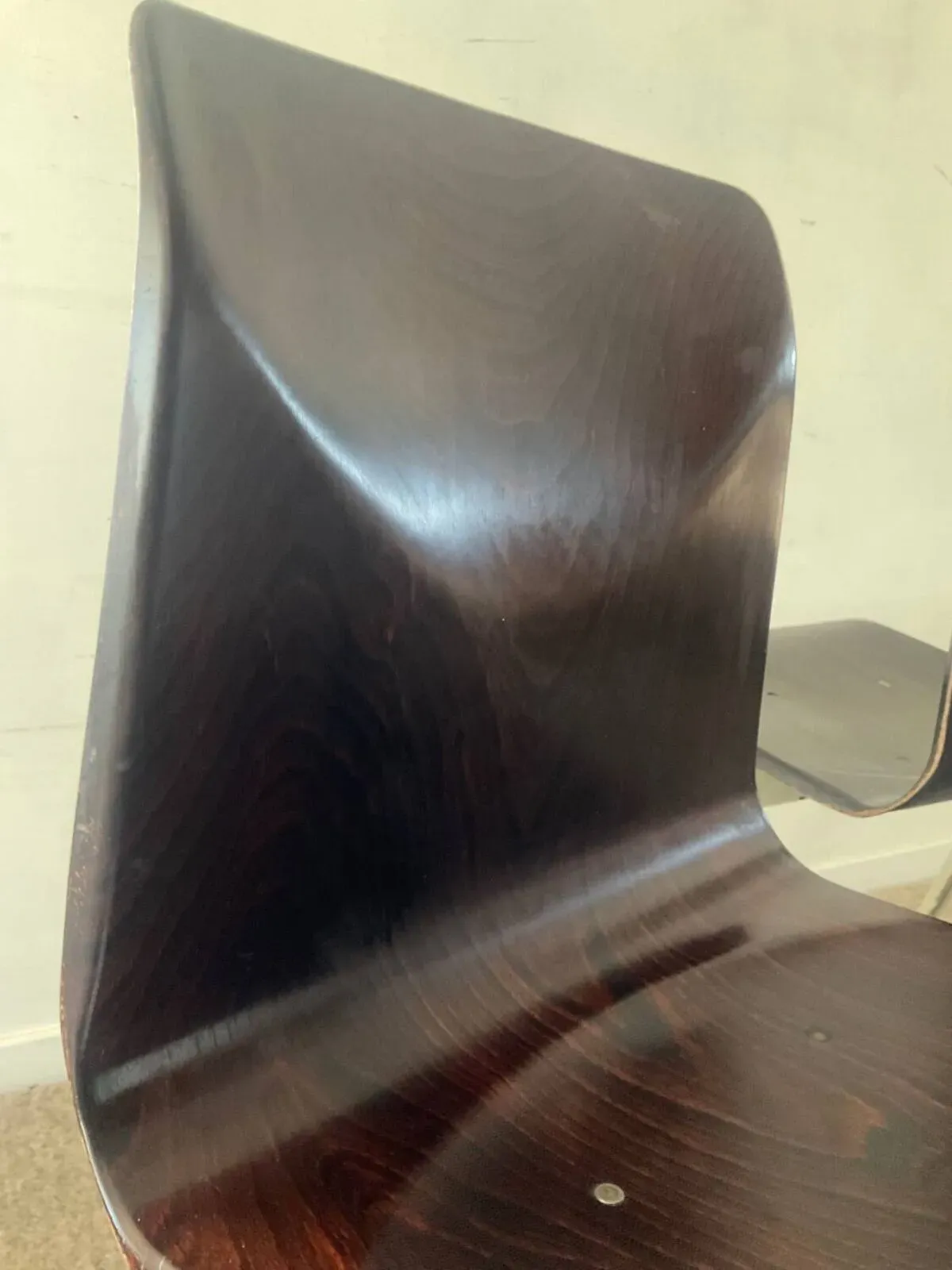 Illustration numéro 5 du produit Paire de chaises industrielles Pagholz-Germany des années 50-60