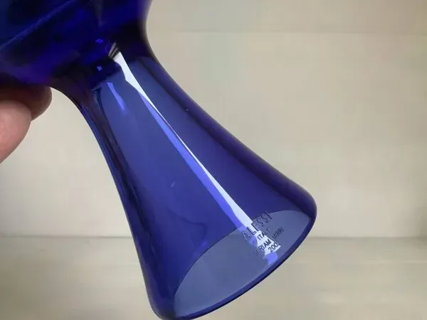 Illustration numéro 5 du produit Vide poche Alessi bleu cobalt 2002