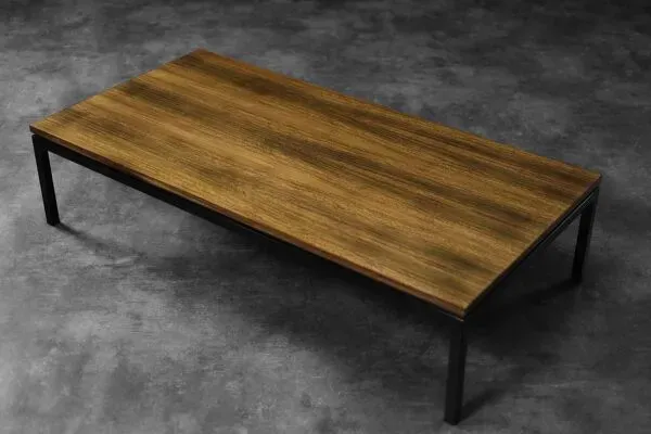 Illustration numéro 5 du produit Vintage Mid-Century Danish Modern Brown Teak Low Coffee Table, 1960s
