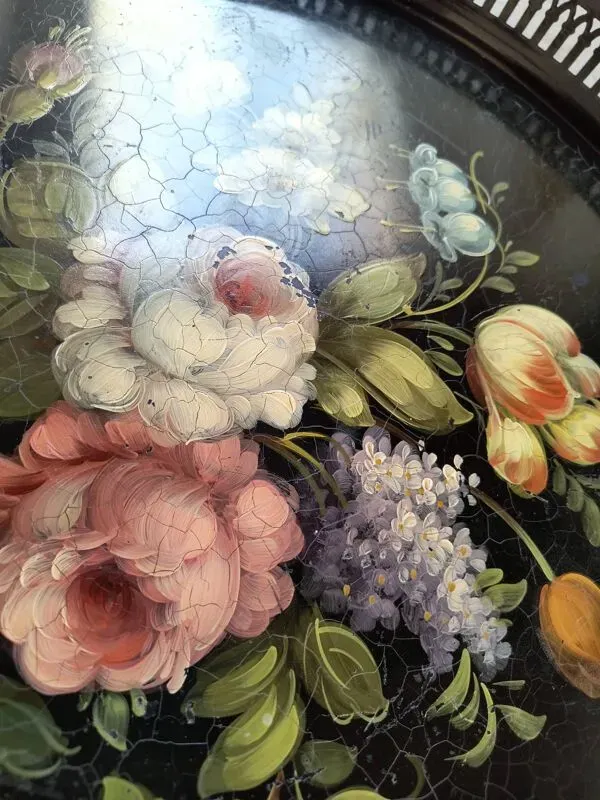 Illustration numéro 5 du produit Plateau ''Napoléon III'' peint à la main