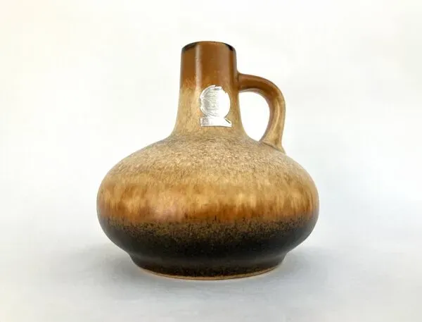 Illustration numéro 5 du produit Petit vase en céramique veb haldensleben • made in gdr allemagne de l'est • vintage 70s