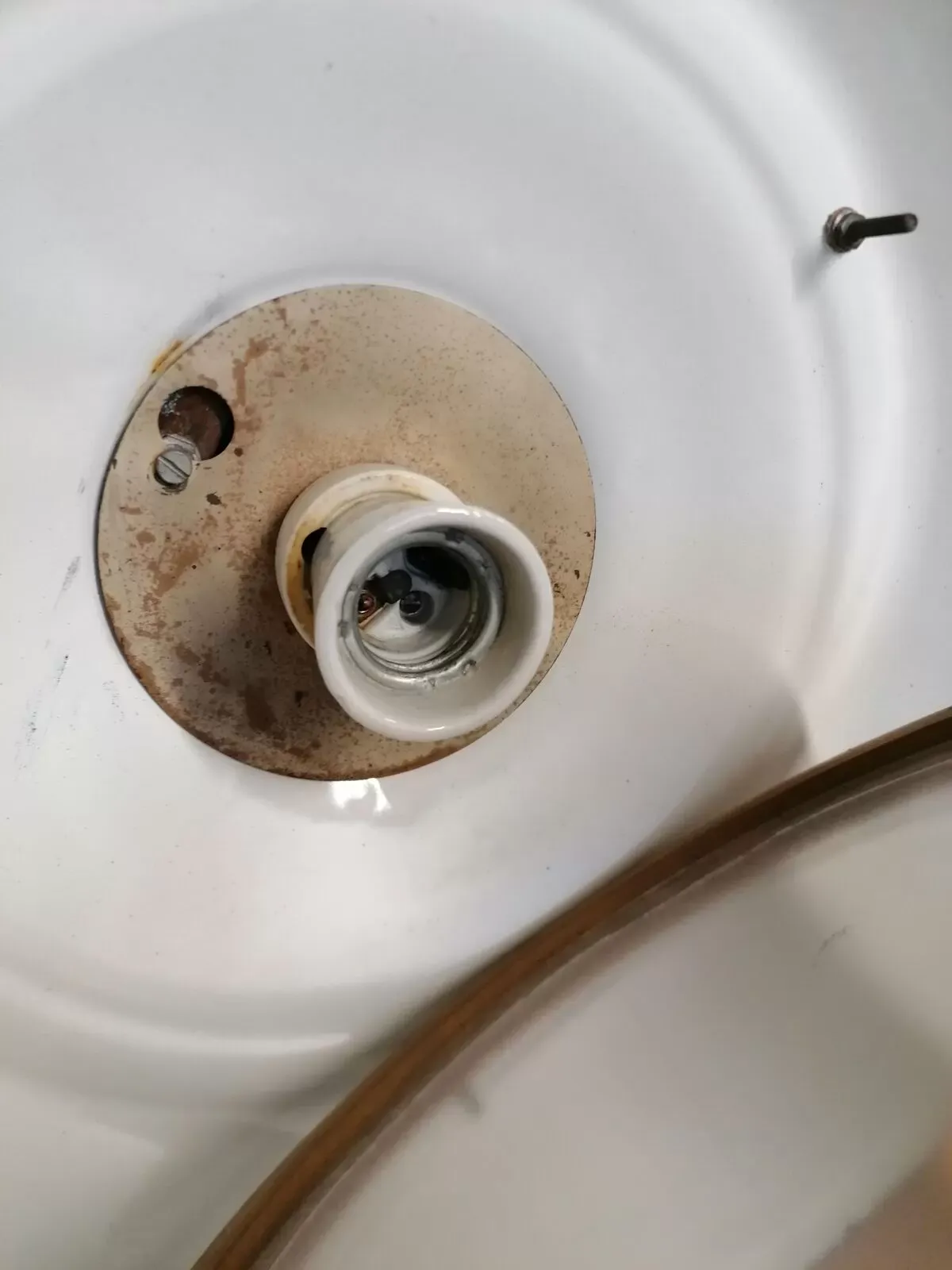 Illustration numéro 5 du produit Lot de 3 suspensions industrielles tchèques vintage, années 50