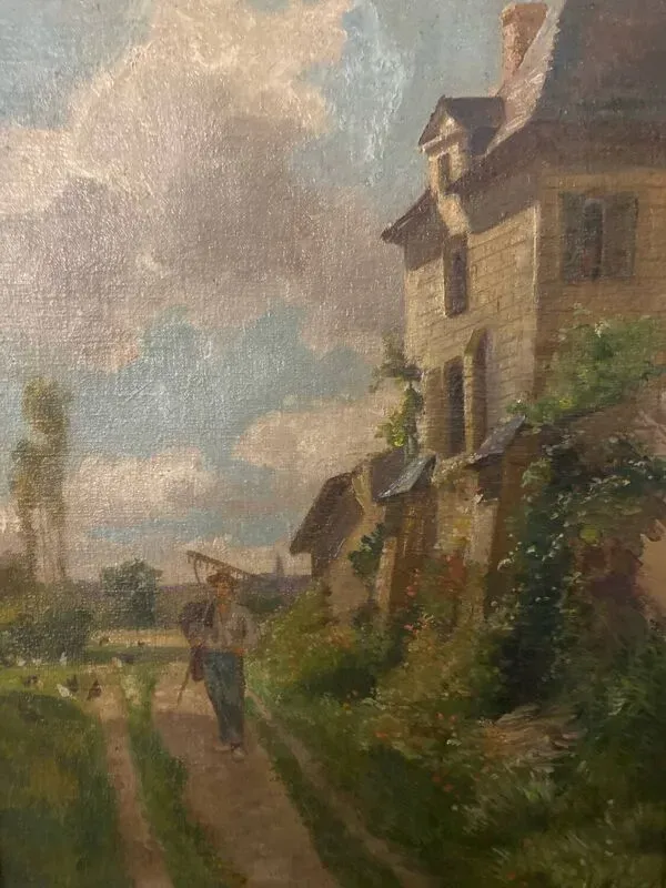 Illustration numéro 5 du produit Paysage signé école du XXEME siècle