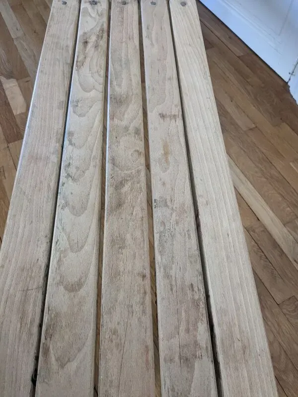 Illustration numéro 5 du produit Grand banc d'école vintage