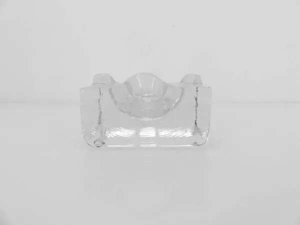 Illustration numéro 5 du produit Cendrier sculptural en verre clair, modèle Puzzle, design Bertil Vallien, B