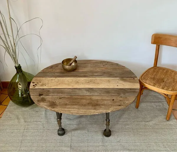 Illustration numéro 5 du produit Table basse industrielle