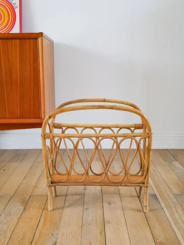 Illustration numéro 5 du produit Porte-revue en bambou / rotin, 1960