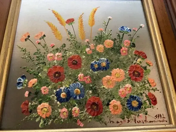 Illustration numéro 5 du produit Peinture à l'huile sur isorel ''épis de blé'' de Magda Verschaeve