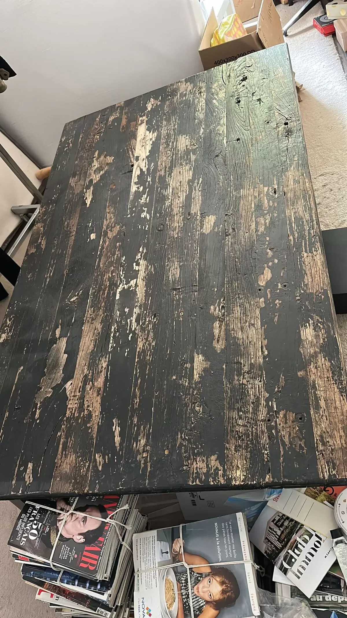 Illustration numéro 5 du produit Table basse industrielle