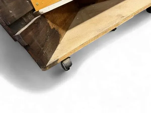 Illustration numéro 5 du produit Bar haute vintage en bois / comptoir / meuble bar avec cloche