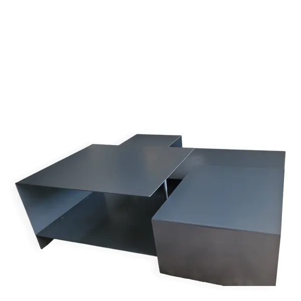Illustration numéro 5 du produit Table basse living divani b2 metal gris