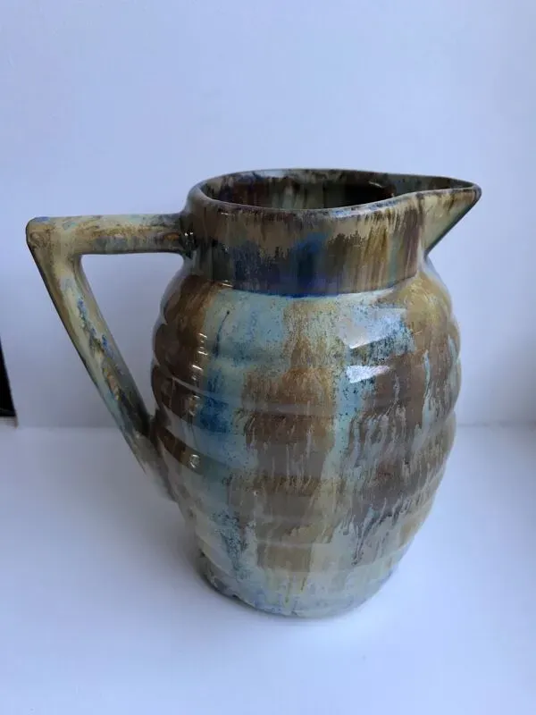 Illustration numéro 5 du produit Pichet en céramique / grès vernissé années 70