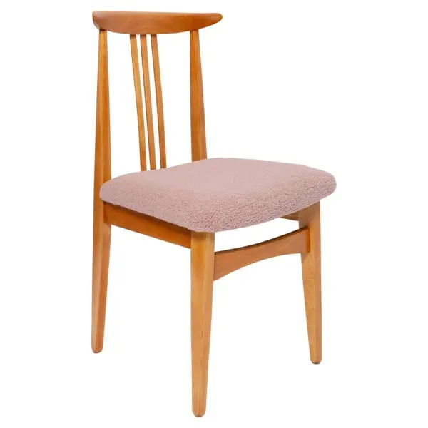 Illustration numéro 5 du produit Chaise rose en bois clair par M. Zielinski, Europe, 1960s