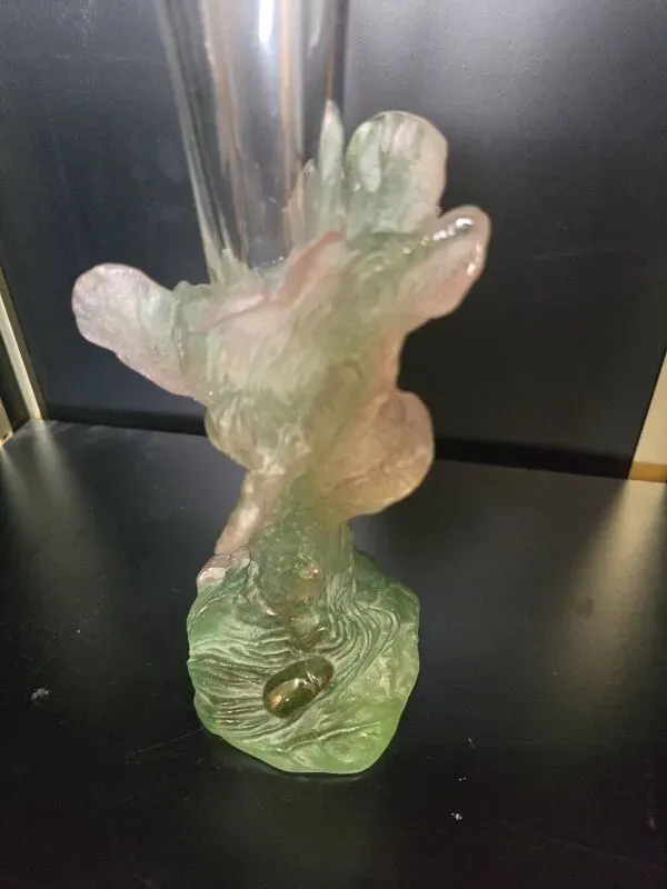 Illustration numéro 5 du produit Soliflore ''Nature'' DAUM en pâte de verre et cristal, 1988