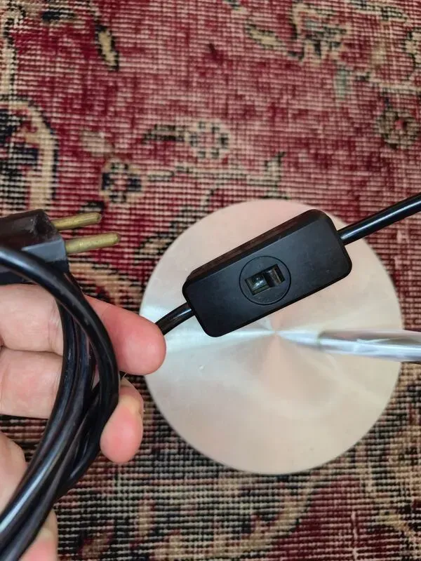 Illustration numéro 5 du produit Lampe de Bureau Vintage Chrome & Aluminium – Design 70s – Réglable