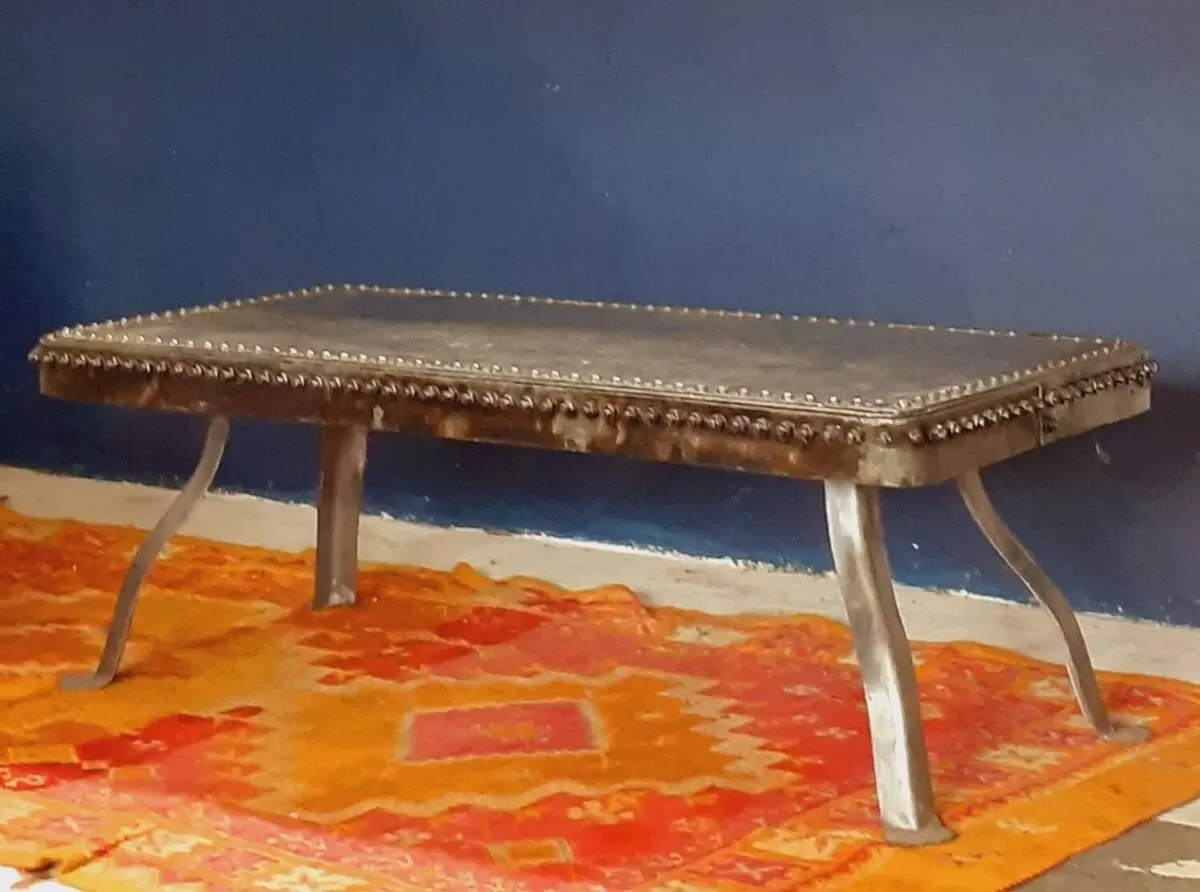 Illustration numéro 5 du produit Table basse industrielle.