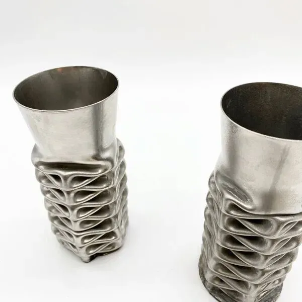 Illustration numéro 5 du produit Paire de vases « compression » par jacques moniquet – 1970s