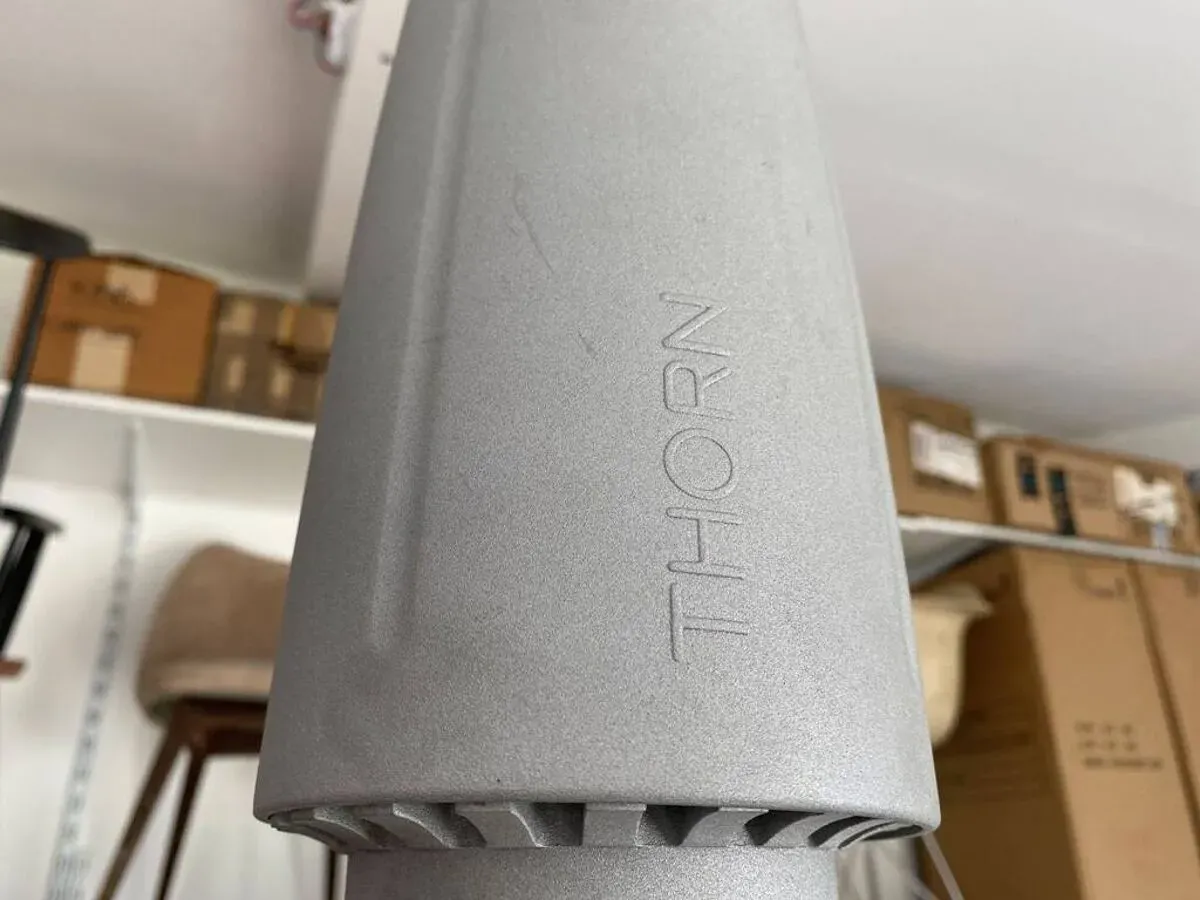 Illustration numéro 5 du produit Suspension industrielle corps aluminium diffuseur méthacrylate vintage 70