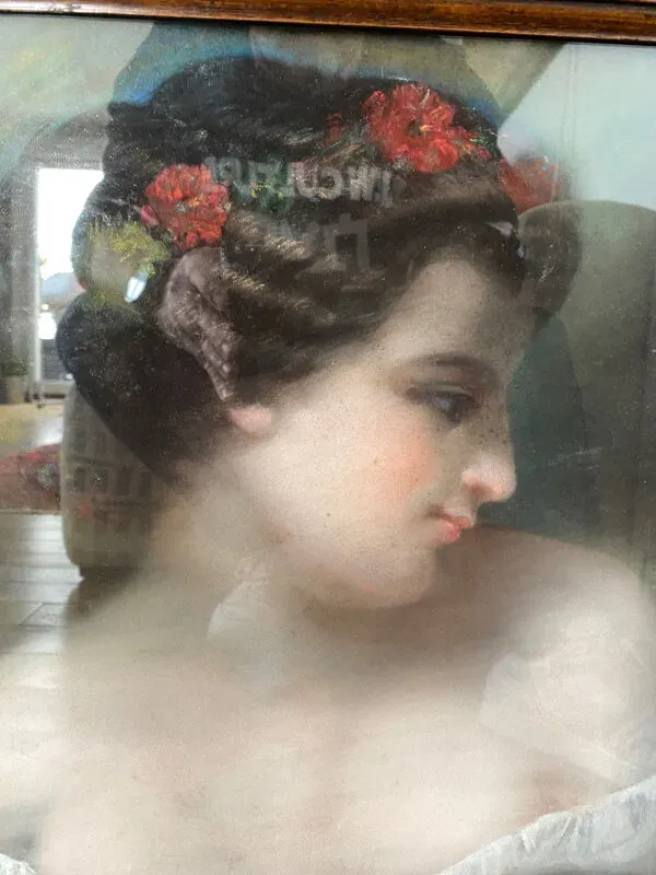 Illustration numéro 5 du produit Portrait de jeune fille du XIXEME siècle