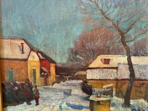 Illustration numéro 5 du produit Village sous la neige signé Melnikov