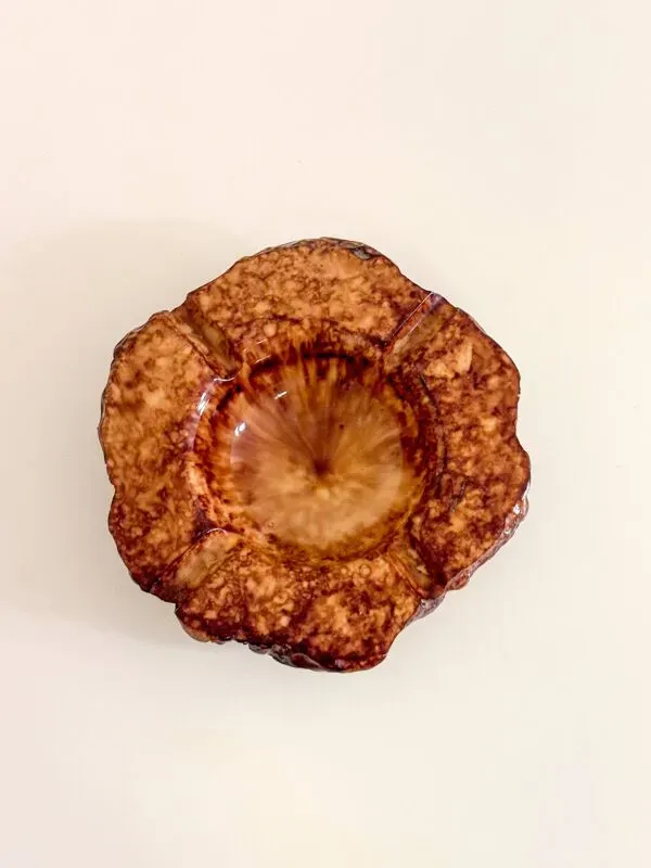 Illustration numéro 5 du produit Cendrier en albâtre marron, 1960