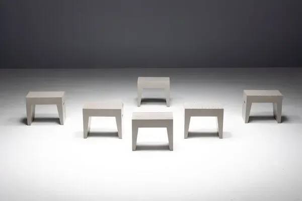Illustration numéro 5 du produit Tabourets d'école Bossche par Dom Hans van der Laan et Jan de Jong, Pays-Bas, années 1970