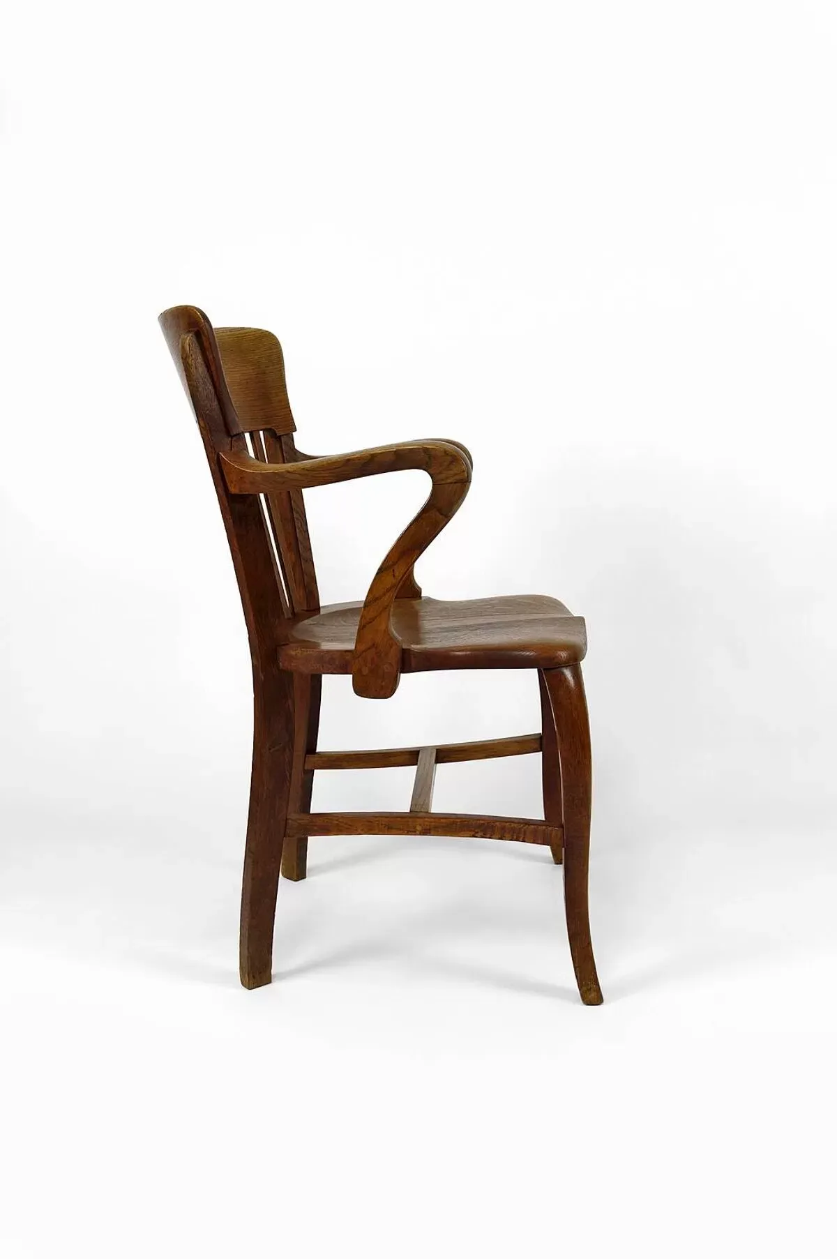 Illustration numéro 5 du produit Fauteuil de bureau américain en chêne, USA, circa 1900