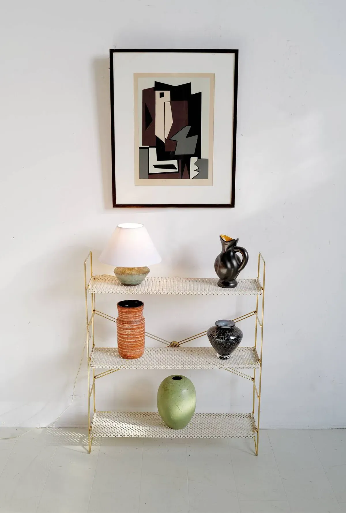 Illustration numéro 5 du produit bibliothèque à 3 plateaux, France 1950