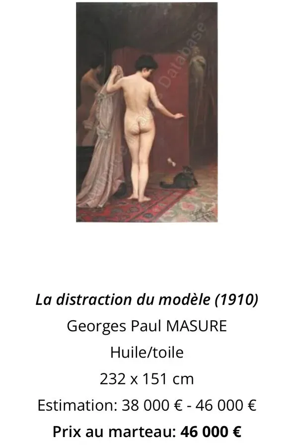 Illustration numéro 5 du produit Scène d’intérieur, GP Masure, 1908