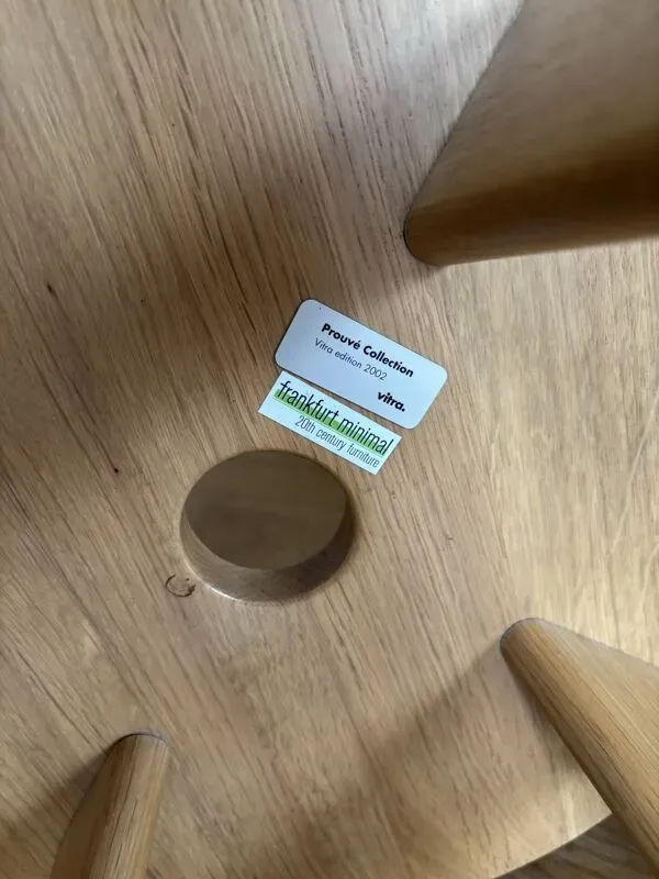 Illustration numéro 5 du produit 4 tabourets de bar Jean Prouvé - Vitra Edition 2002