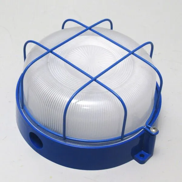 Illustration numéro 5 du produit Applique ou plafonnier industriel bleu