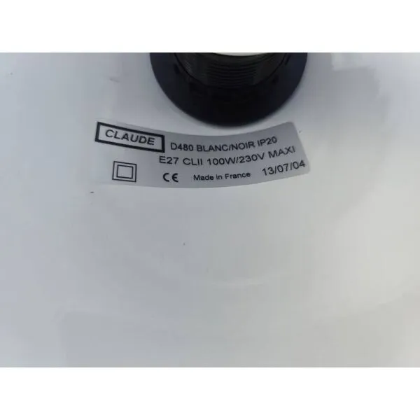 Illustration numéro 5 du produit Lot de 7 suspensions industrielles en tôle émaillée